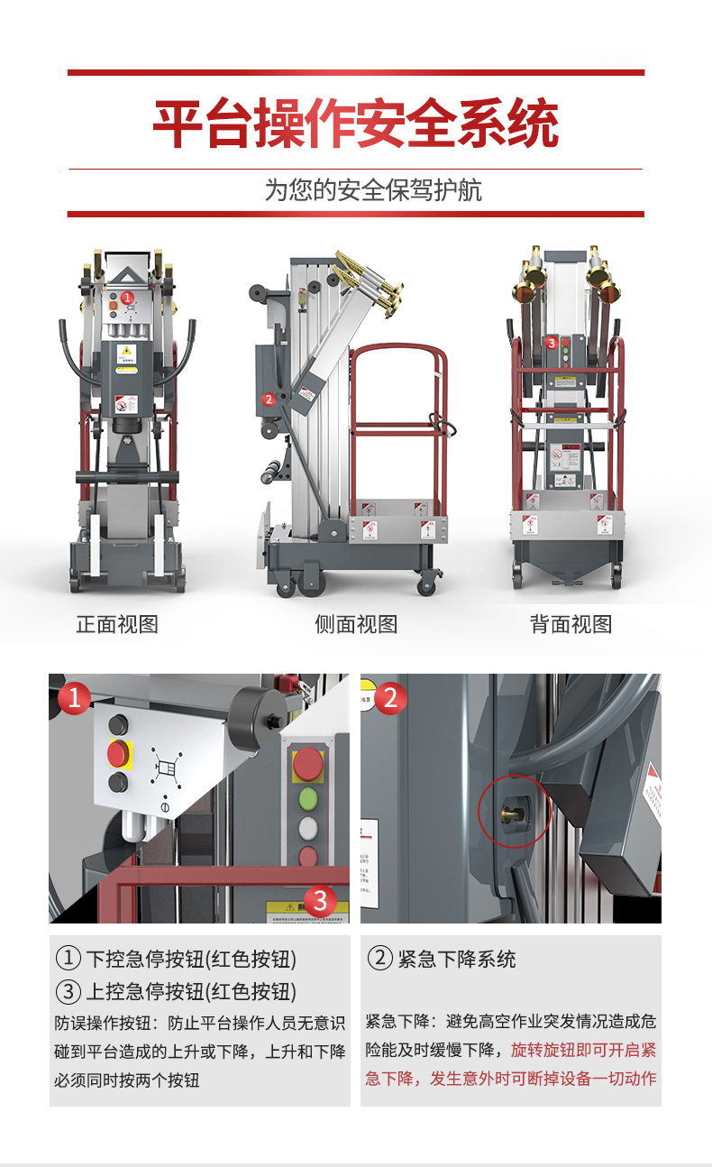 揚(yáng)子YZ-GD升降平臺  單臂式升降操作平臺(圖12)
